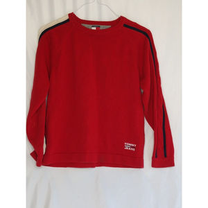 Vintage Tommy Jeans Crew Neck Sweater Men’s Medium Red Tommy Hilfiger